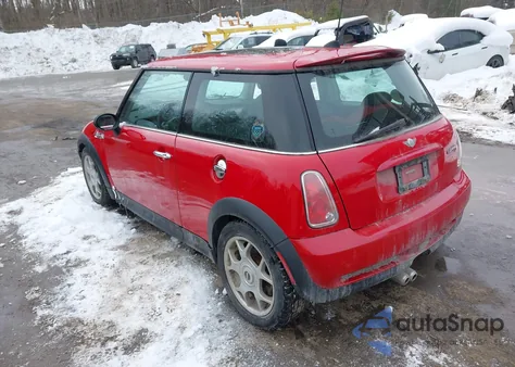 2005 Mini Cooper S z USA, uszkodzony, nr VIN WMWRE33485TG95486
